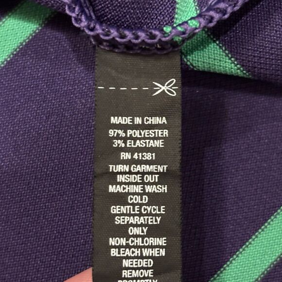 Ralph Lauren RLX Purple Green Golf Polo Shirt Mens XL Preppy Casual Athletic - Picture 7 of 8